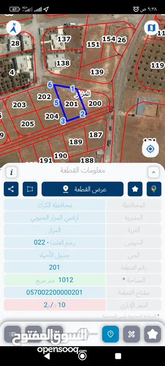 قطعة ارض للبيع  بالقرب من مدرسة المنشيه الثانوية  المزار الجنوبي  السعر مغري جداً جداً