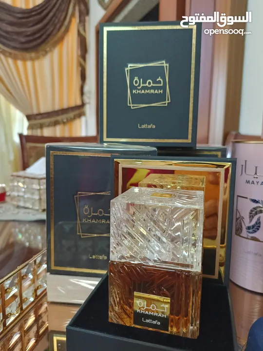عطور من شركة لطافه وارض الزعفران ورصاصي عطور امارتيه ستاتي رجالي اجودهم تددوم طويلا ارقه العطور