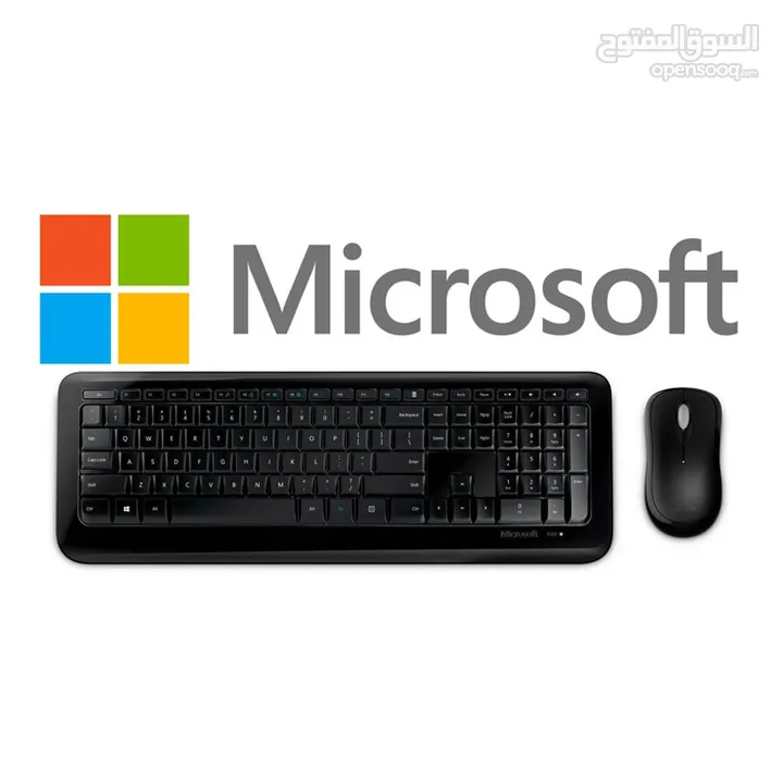Microsoft Wireless Desktop 850 Keyboard & Mouse كيبورد + ماوس لاسلكي مايكروسوفت اصلي