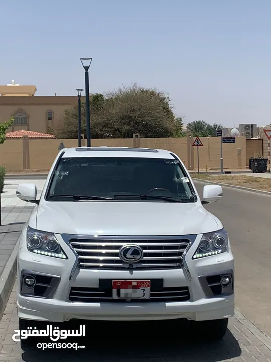 لكزس LX570 خليجي 2008 فول ابشن محول 2015 نظيف