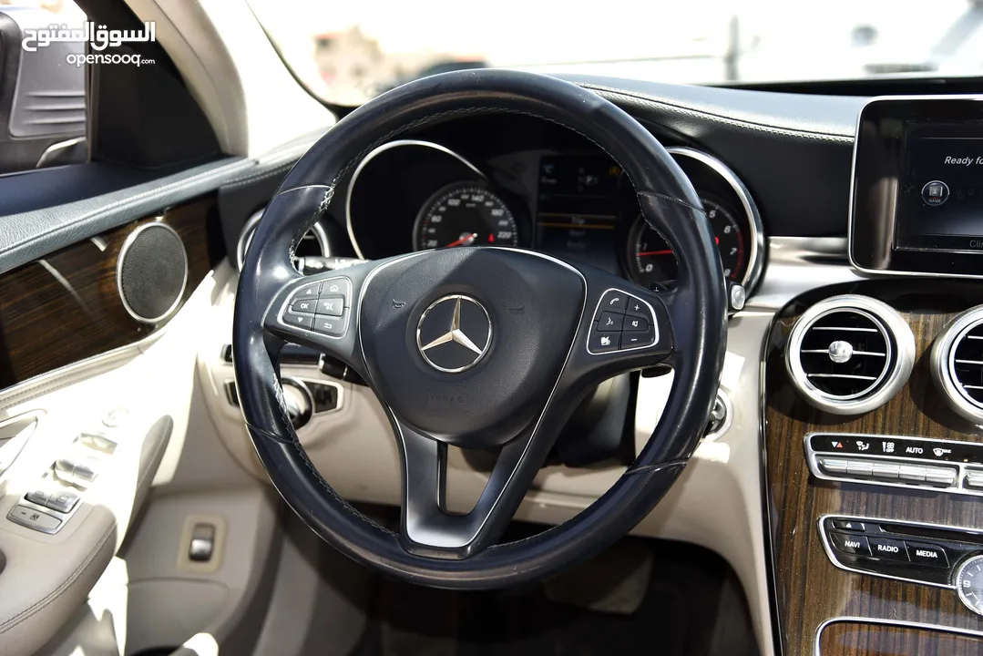 مرسيدس سي كلاس 180 بحالة الوكالة Mercedes C180 2015