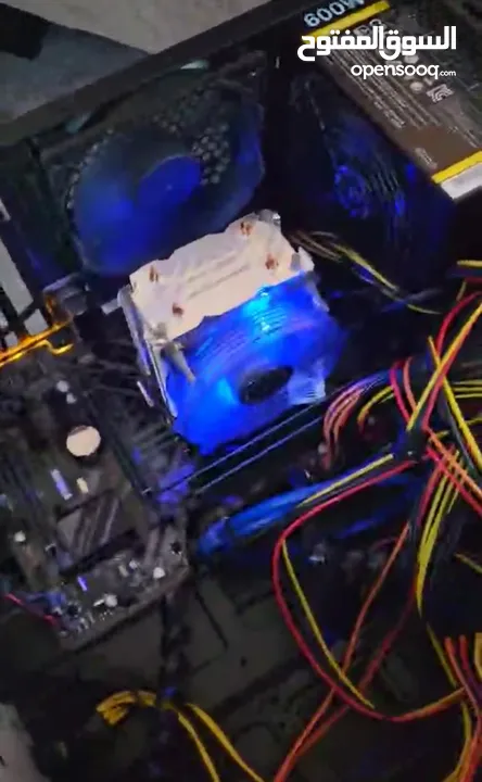 موجود جهاز i78700جيل ثامن ram16ddr4  مبرد انتك  باور انتك 600w m2.256 hdd500g motherboard B360HDM
