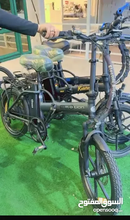 بسكليت كهربا مستعمل بحالة ممتازة من نوع ايكموشن موديل 2024