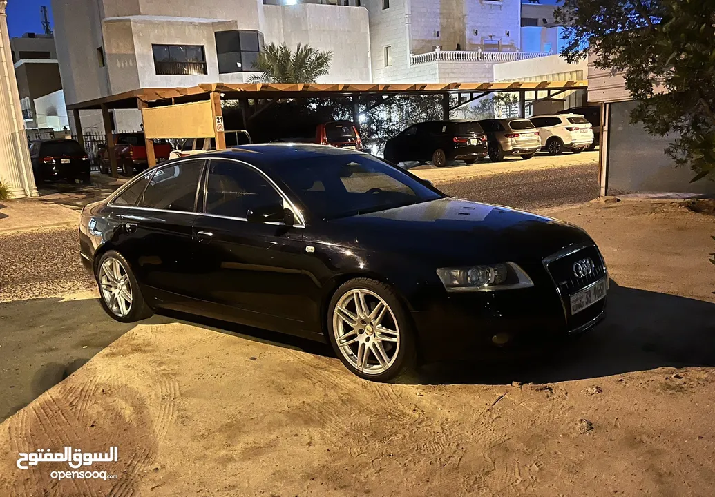 A6 S-line Quattro (all wheels drive -  دفع رباعي)  بحالة ممتازة مواصفات خاصة