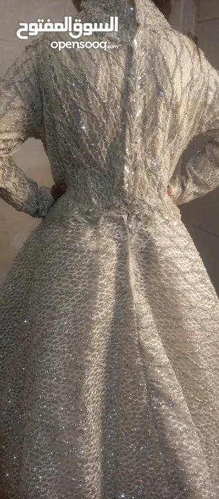 فستان لون لؤلؤي شرعي