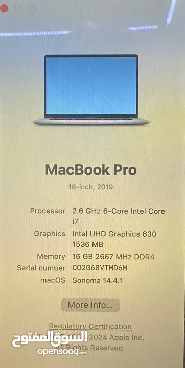 MacBook Pro. 2019