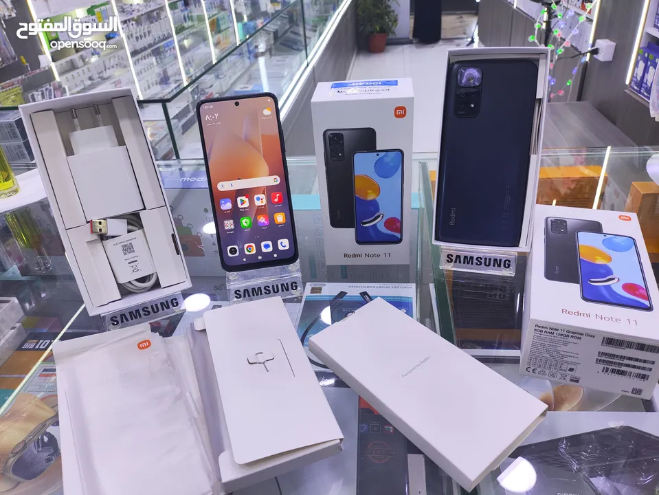 شاومي  NOTE 11  جيجا 128 رام 6 واضافة معه الكرتونه وكامل اغراضو الاصليات متوفر توصيل