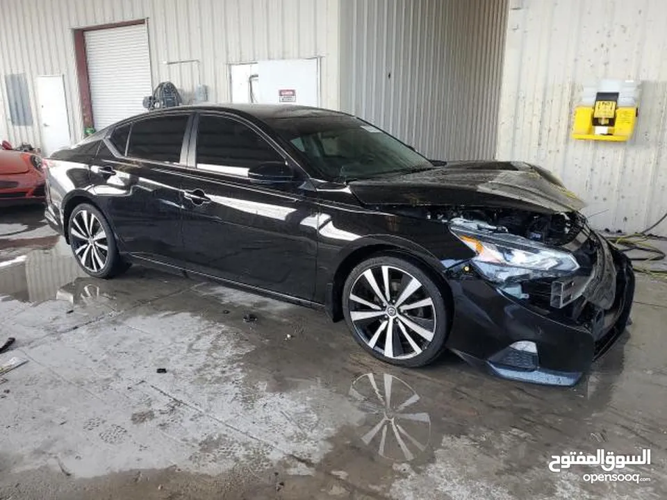 تم الوصول 2019 NISSAN ALTIMA SR فلاوبشن فتحه وارد أوراق جمارك البيع بالحادث