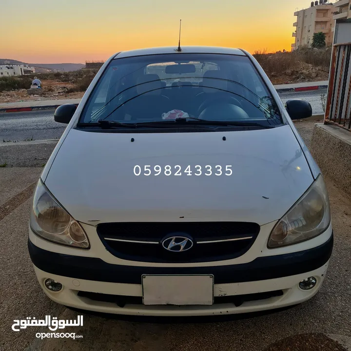 للبيع هيونداي جيتز 2009 – جير عادي – أصل برايفت