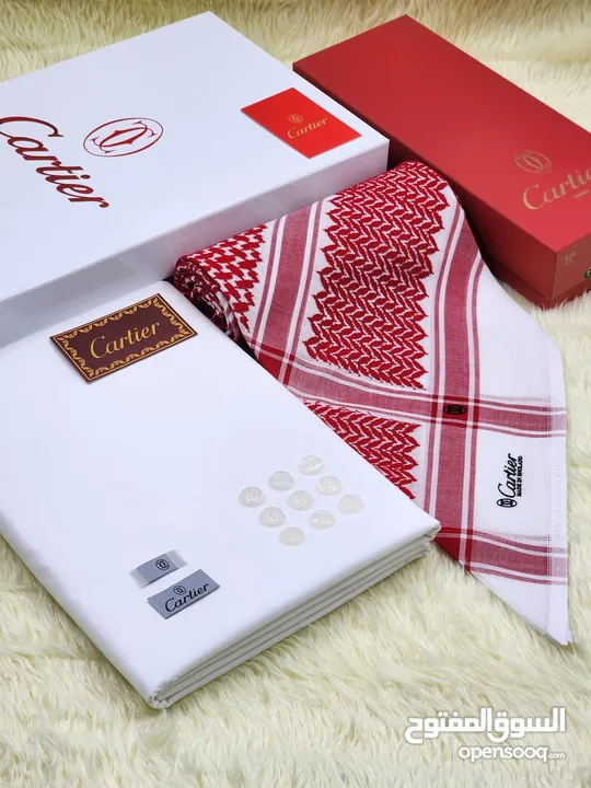 عرض خاص اطقم جديده اصدارات 2025 قماش مع الشماغ كارتير مونت بلانك اقنر جفنشي ملكي خاص مع المرفقات.