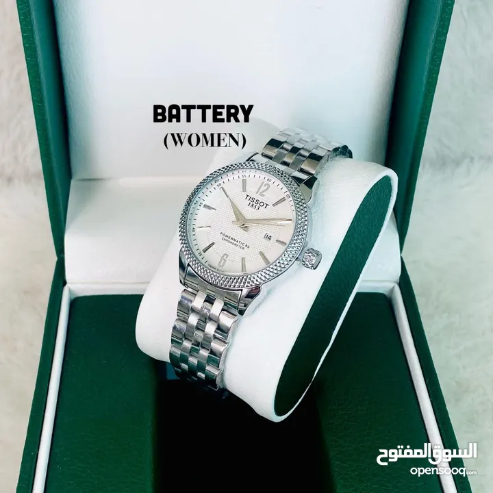 ساعة رجالية ونسائية من ماركات عالمية مختلفة  Rolex // Tissot // kalvin klein // cartier //  cucci