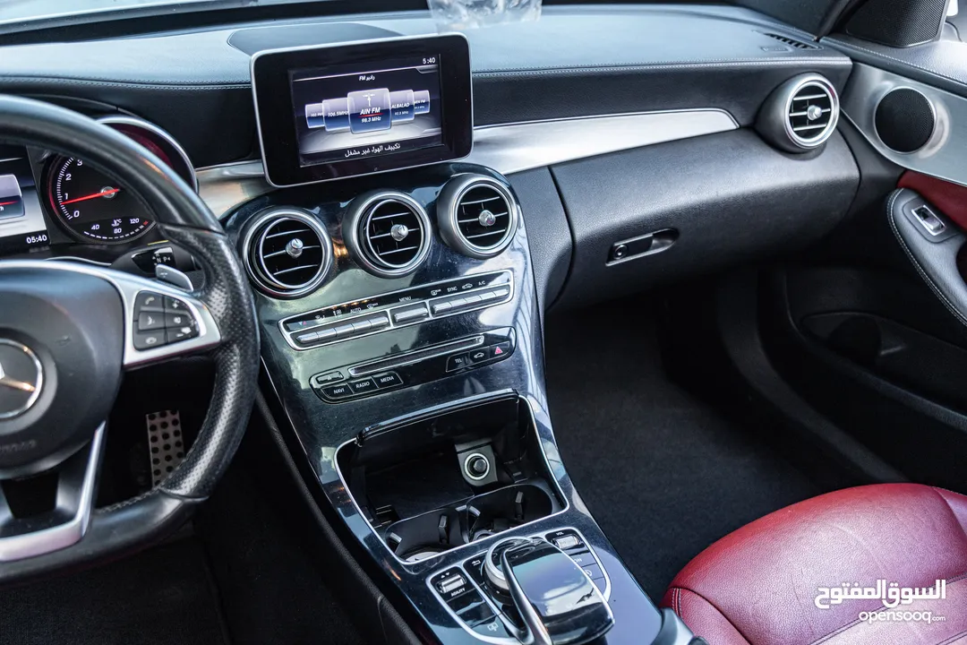 Mercedes C200 Amg kit 2015 مميزة جدا،  وارد و بحالة الوكالة