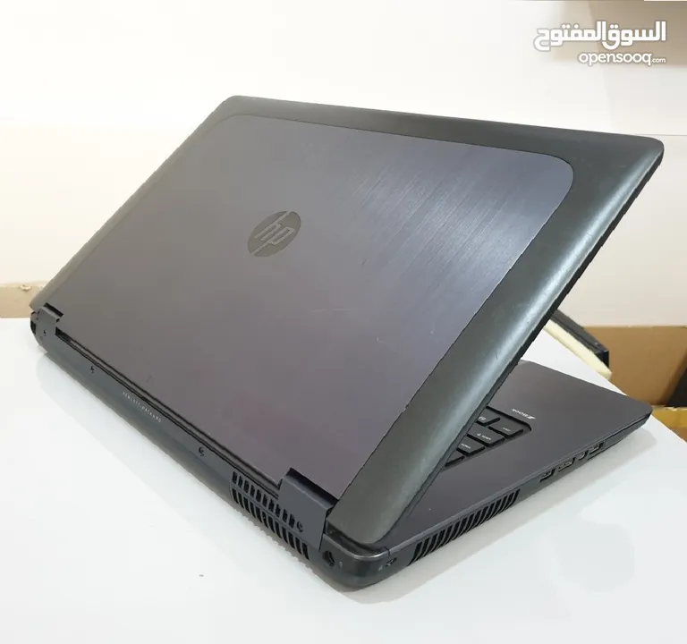 لابتوب العملاق HP ZBOOK ، شاشة عملاقة 17.3، كارت شاشة خارجي للإلعاب ، كور i7 ، رام 8 كيكا ، SSD 256