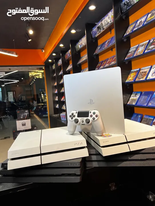 بلايستيشن. بلايستيشن 4. Ps4. Ps4 slim ps4 fat. PlayStation   بلايستيشن للبيع. مضمون سنه