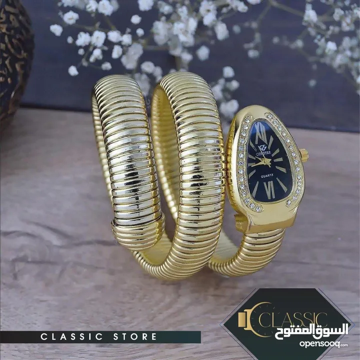 ساعة الحية عرض جديد فاخر
