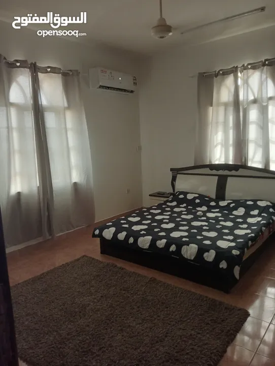 for Rent شقه مفروشه غرفه وصاله وحمام ومطبخ