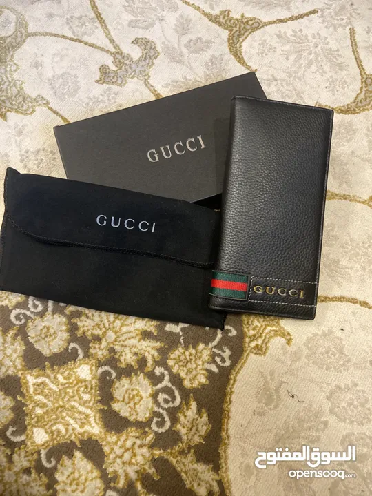 Brand new original gucci long wallet men