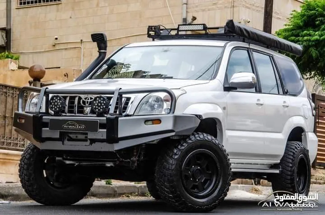 تويوتا برادو vx 4000cc للبيع المستعجل او البدل على سلفرادو 2007 او جيب شيروكي 2000