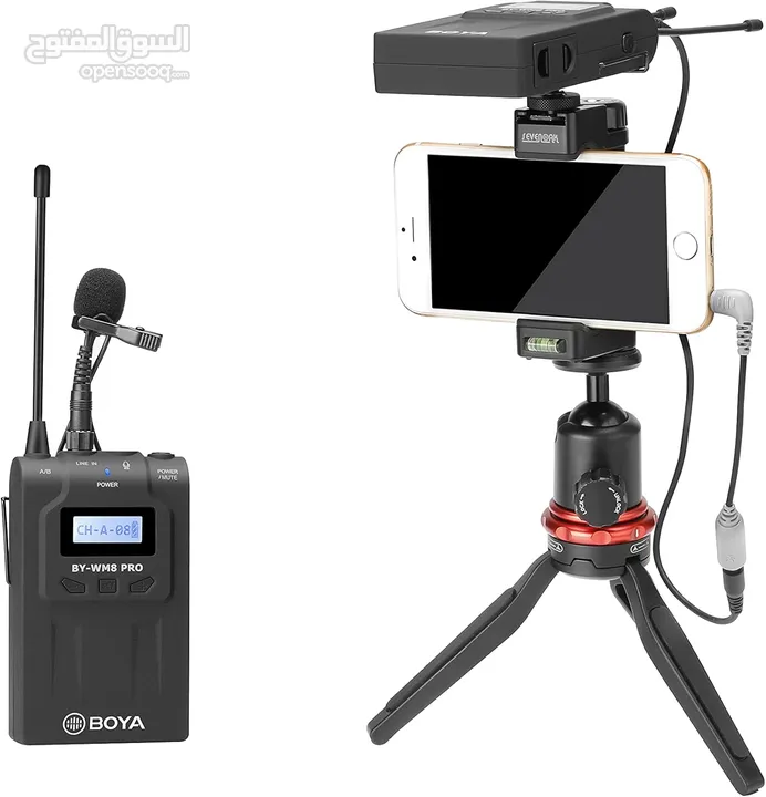 ميكرفون كاميرا  Wireless Microphone BOYA BY-WM4 PRO