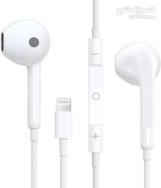 HeadSet Apple Original 100% سماعات ايفون الاصلية لاجهزة ايفون من 7 حتى  اصلي 100 الآيفون 14 برو ماكس