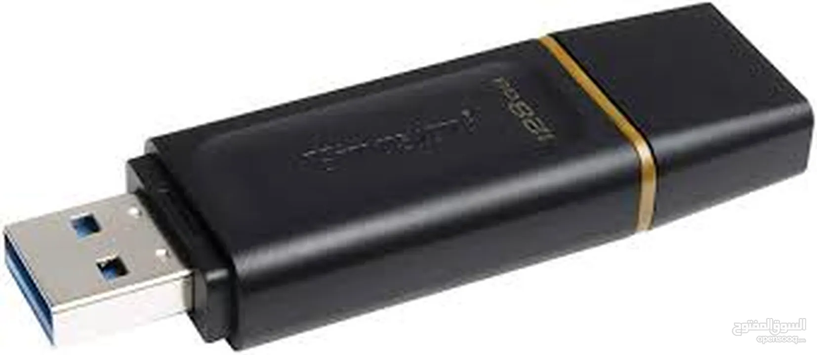 FLASH USB3.2 KINGSTON DATA TRAVELER 128GB فلاشة ميموري 128 جيجا  لتخزين معلوماتك بامان