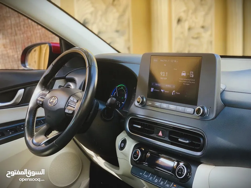 هونداي كونا هايبرد اعلى صنف  موديل 2022 وارد وكفالة الشركة او بدفعه 3500 دينار