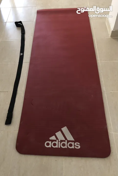 Adidas Red Fitness Mat 61 x 173 cm