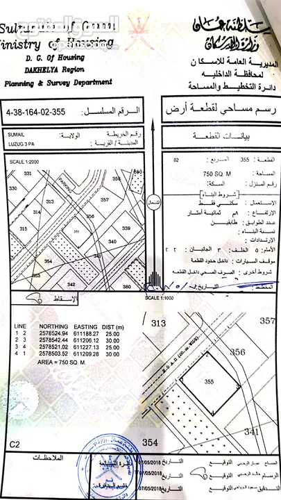 ارض سكنيه كورنر موقع ممتاز للبيع لزغ3