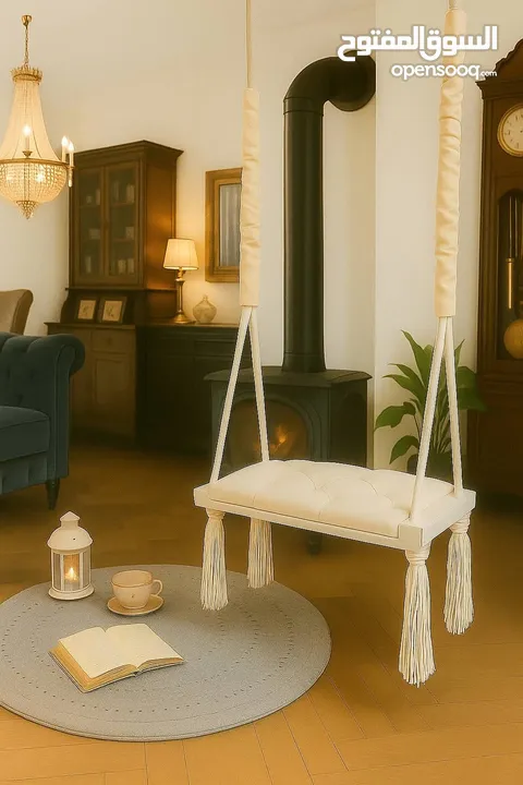مراجيح للداخل والخارج مصنعة من خشب السويد