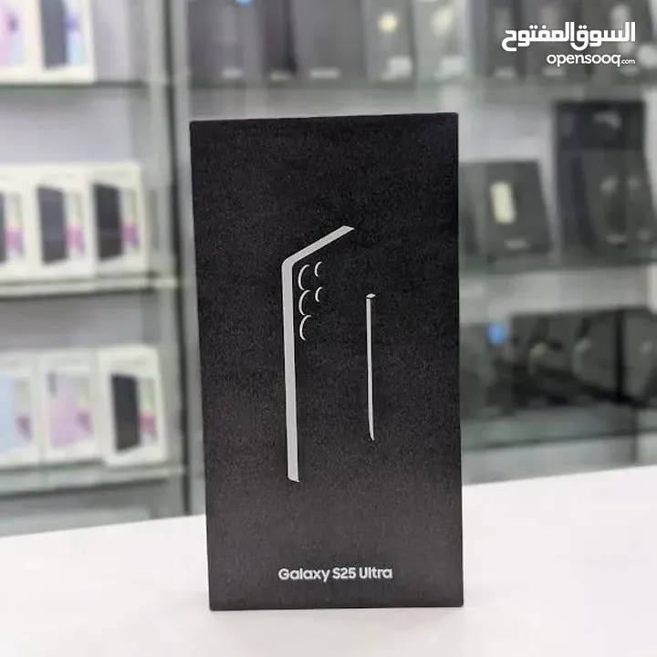 جلاكسي S25 Ultra جديد كفالة الوكيل الرسمي جميع الالوان افضل سعر بالمملكة يوجد خدمة توصيل