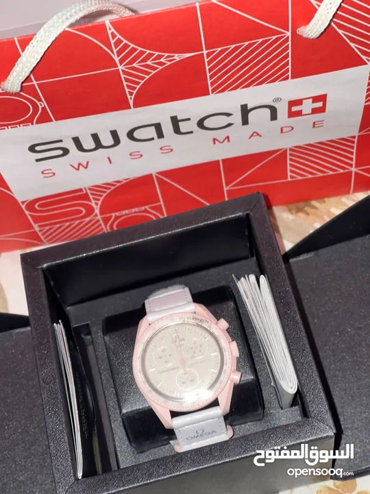 Pink Omega Swatch