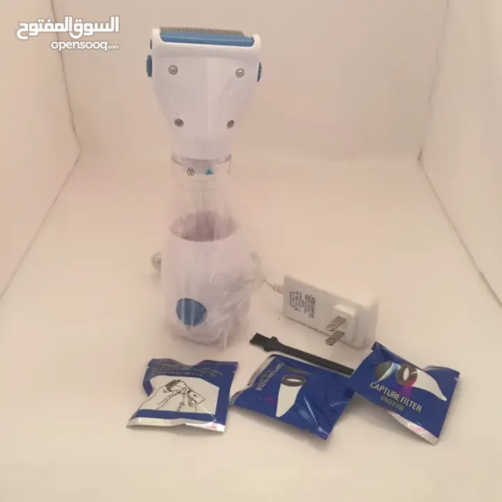 جهاز القضاء و التخلص من القمل جهاز تنظيف قمل شعر الراس مع فلاتر