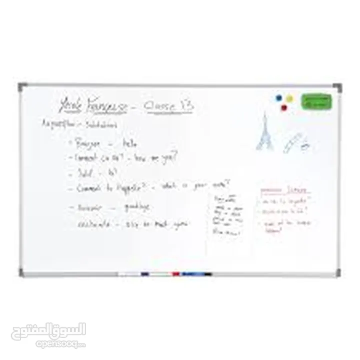 White board duble face  سبورة بيضاء على الوجهين  للبيع عدد 5 240cm×120cm