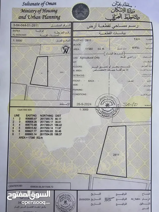 فرصه من ذهب تملك ارض زراعيه بمساحة شاسعة لاتفوتها عليك