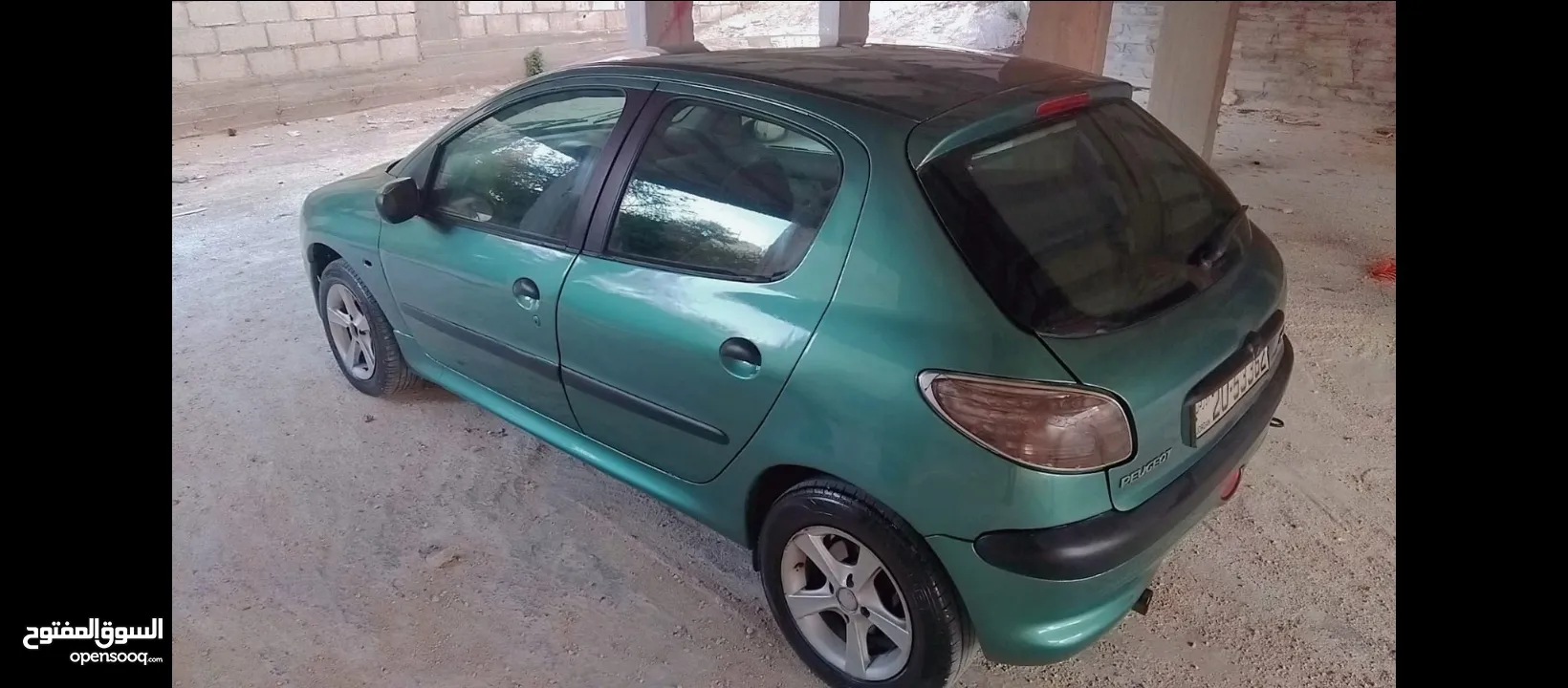 بيجو 206 Peugeot 206 /اوتوماتيك  ترخيص سنه كامله مرفق ورقه فحص سعر 2000 دينار