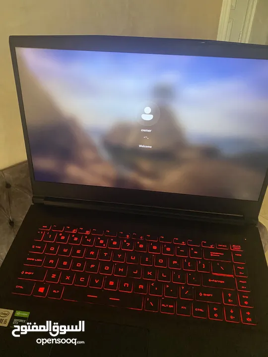 Msi thin gf63 gaming laptop بحالة الوكالة الجيل العاشر بطارية جديدة لابتوب جيمنغ