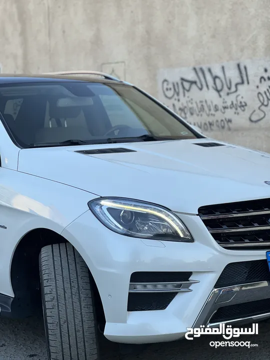 مرسيدس ML550 biturbo أمريكي كشافات زينون مواصفات فل نظيف كرت على الشرط بسعر مغري