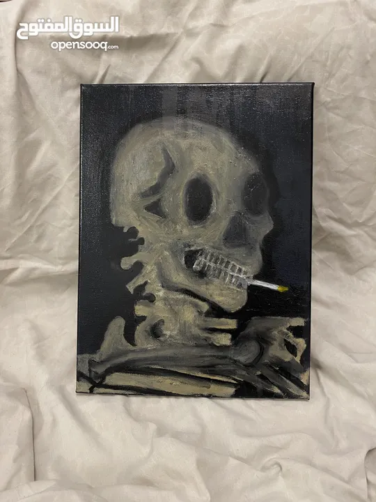 Smoking skull