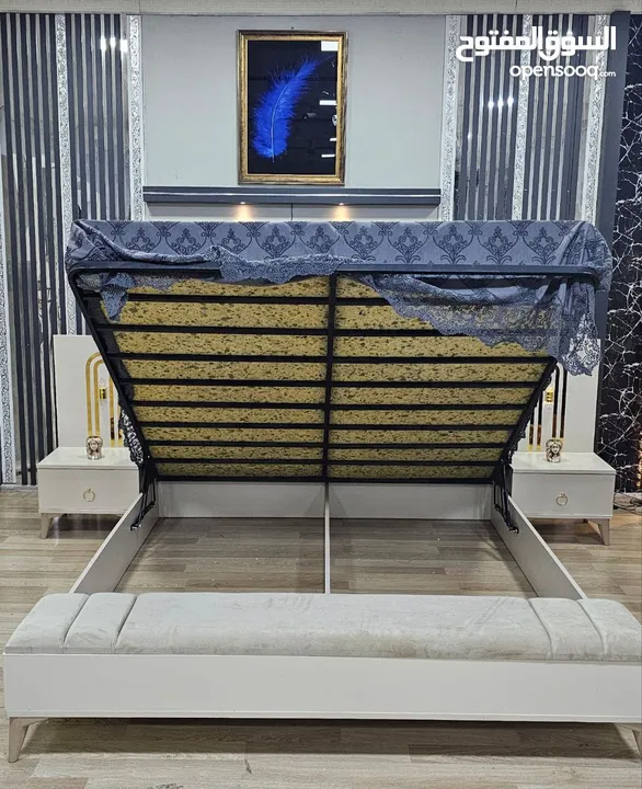 موديل رومبا  10 قطع   سرير مخزن   السعر 900 الف  توصيل بغداد مجانا اطراف 20 الف محافظات 100 الف