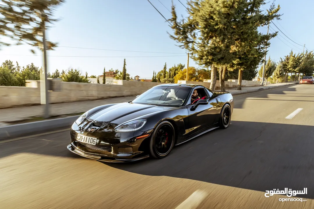 Corvette C6 2008 Ls3 Targa Top 500HP بحالة الوكالة