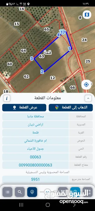 ارض للبيع في ذيبان