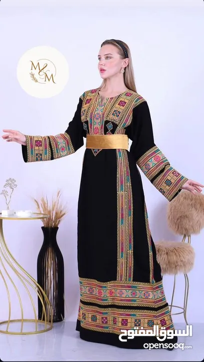 موديل جديد ثوب وبأجمل الآلوان تطريز فخم جداً  متوفر لجميع الأحجام لغاية وزن 125 قماش كريب
