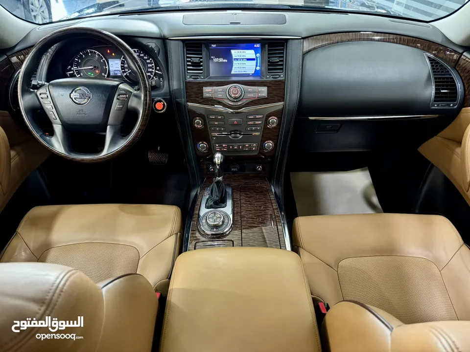 نيسان باترول بلاتينيوم 2016 فحص كامل وارد و صيانة الشركة كامل الأضافات اعلى صنف