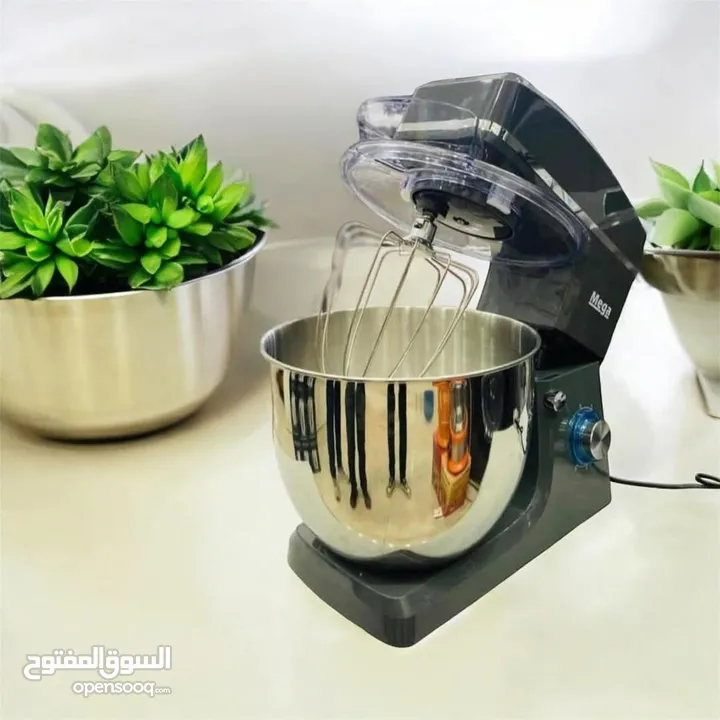 عجانة كهربائية ماركة MEGA الاصلية اكبر حجم 10 لتر كفالة لمدة عام  مهام متعددة ( خلط . خفق .عجن )