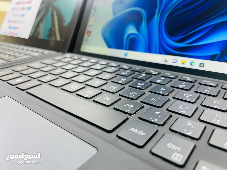 لاب توب وتاب في نفس الوقت DELL COR I5 الجيل التامن وبسعر 1750 دينار فقط لمس