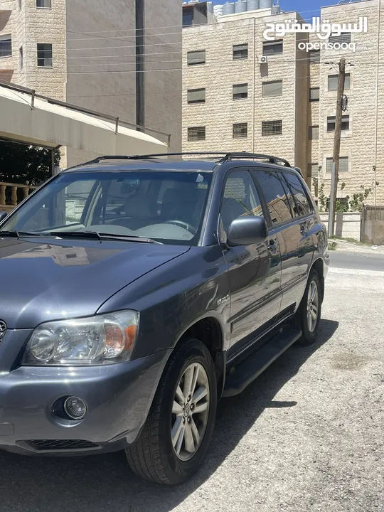 جيب تويوتا هيلاندر موديل 2007 لون مميز فل اضافات فحص كامل سبع راكاب