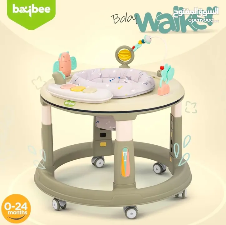 عرض خاص على مشّاية الأطفال الذكية 360 درجة من Island Toys مع اضاءة على الدائرة العلويه للكراجة