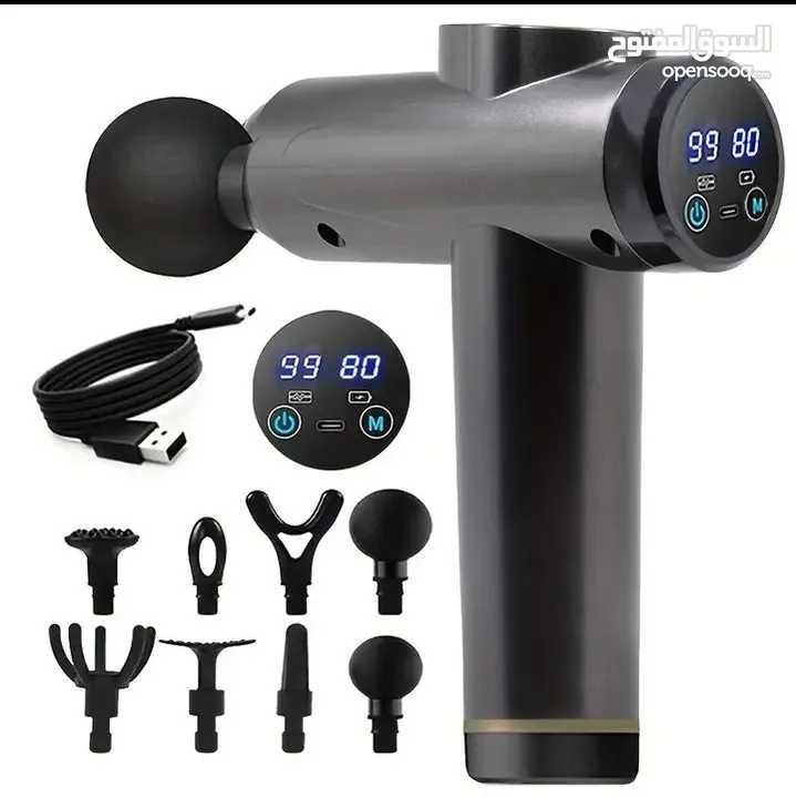 Professional Massage Gun, 99 Speed Level High Frequency Muscle Body Electric Massager
