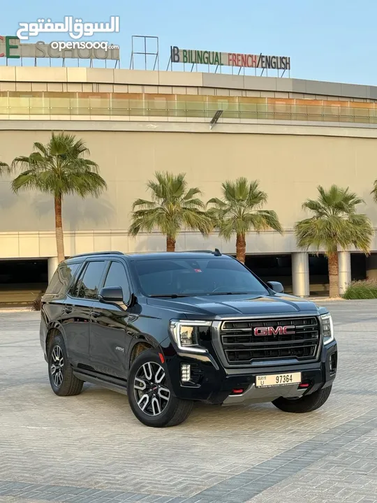 GMC YUKON AT4 2021 GCC CLEAN TITLE   جمس يوكون 2021 خليجي خالي من الحوادث و الصبغ تدخل السعودية