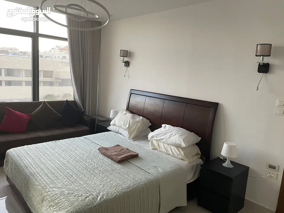 شقة مفروشة فاخرة في أرقى واجمل مناطق عبدون اعلان رقم (O398)